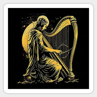 Harp an elegant hero Sticker